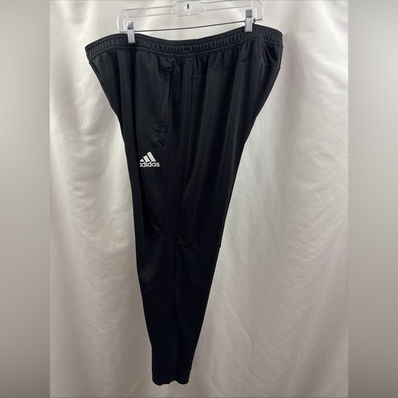 Adidas BlackJoggers Track Pants Ankle Zip Men's Size 3XL Climacool - Picture 1 of 9